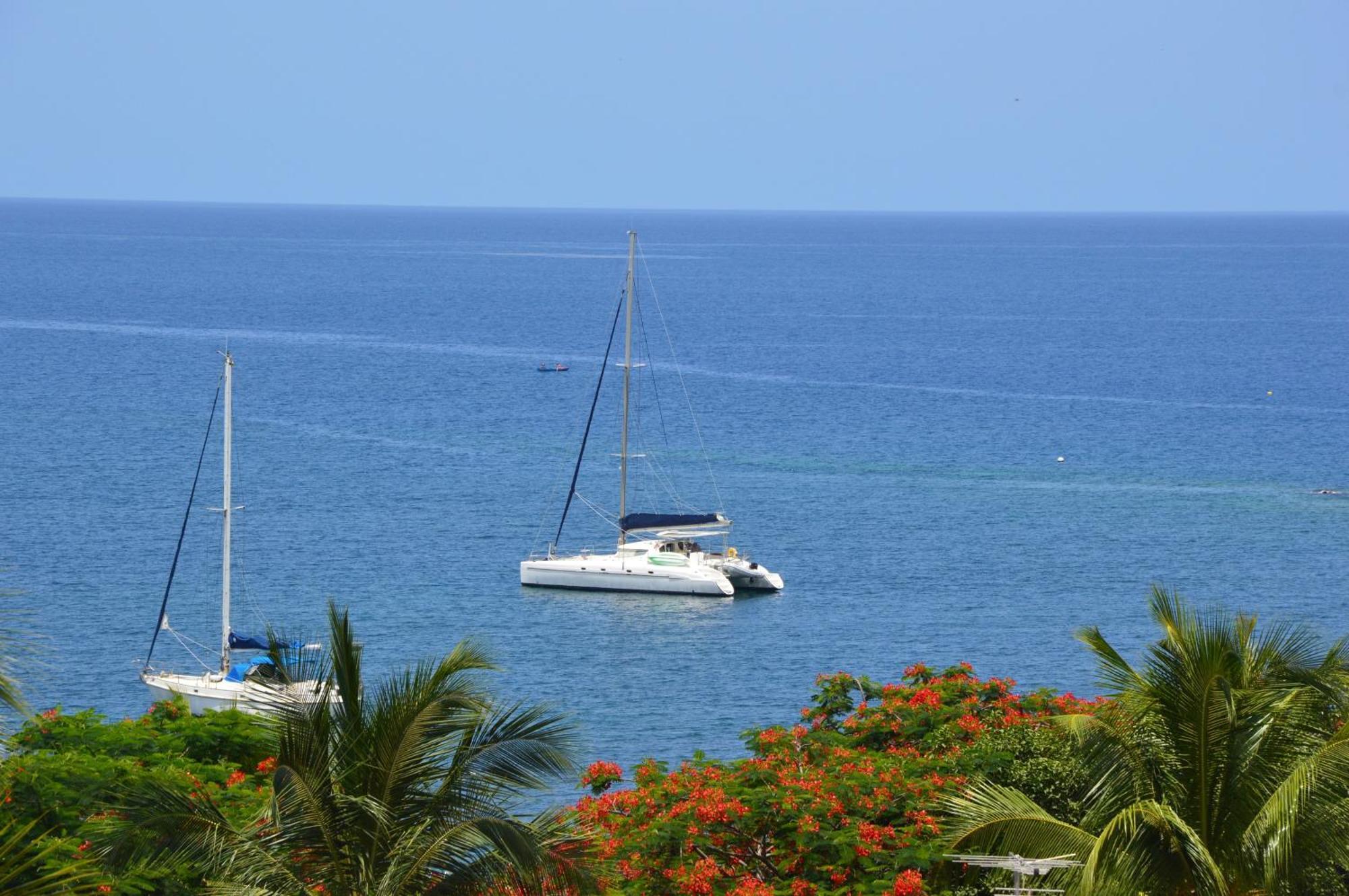 Bungalow Confortable Avec Vue Mer A Bouillante Villa Exterior photo